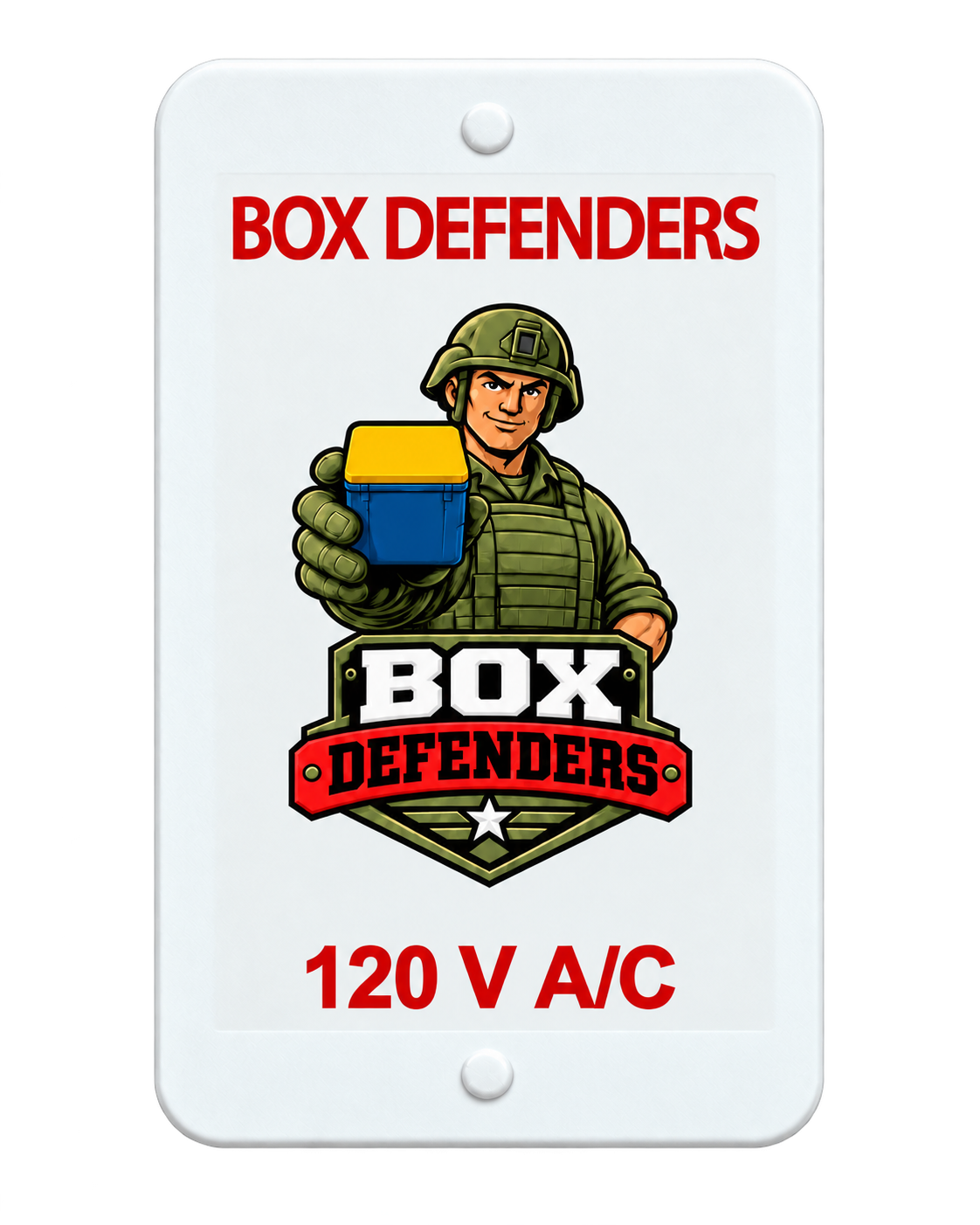 Box Defenders retail cover featuring the soldier design