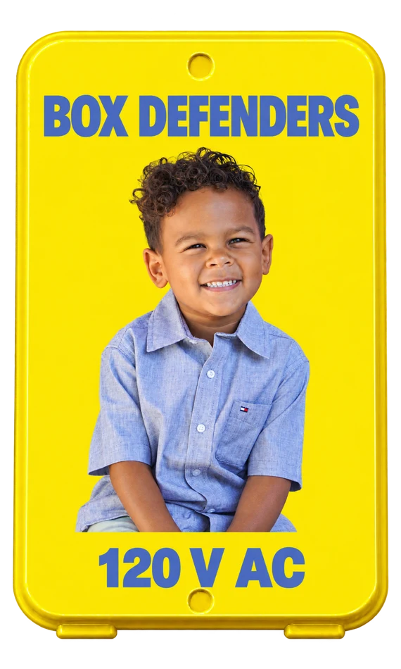 Personalized yellow cover featuring a child's photo and blue lettering